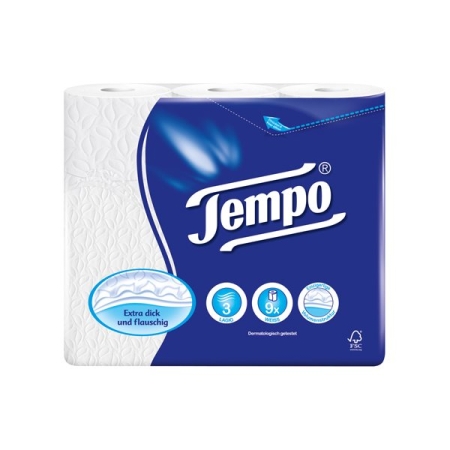 Туалетний папір Tempo Classic 3-шаровий 150 аркушів 9 шт