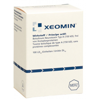 Xeomin Trockensub 100 E powder for solution for injection Durchstf