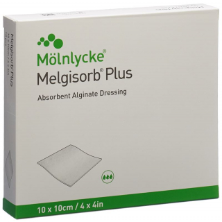 Melgisorb Plus alginate dressing 10x10cm sterile 10 pcs