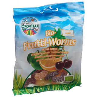 Ökovital Frutti Worms Gelatine 100 g