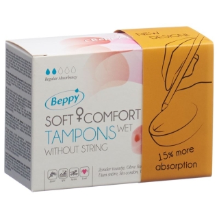 Тампоны Beppy Soft Comfort влажные 2 шт.