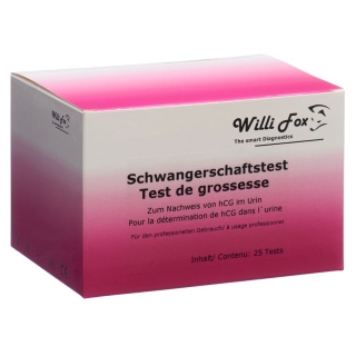 Willi Fox urine pregnancy test 25 pcs