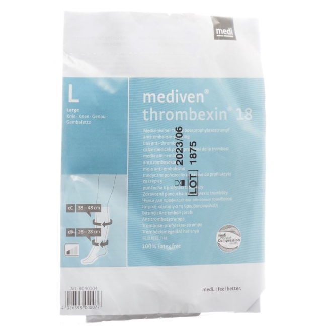 Mediven A-D Kneesock L Thrombexin 18 1 pair