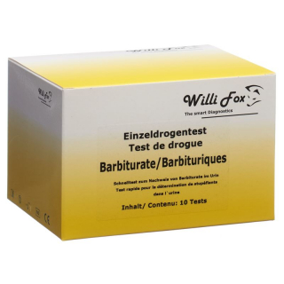 Willi Fox Drug Test Barbiturates individual urine 10 pcs