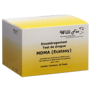 Willi Fox drug test MDMA Ecstasy individual urine 10 pcs