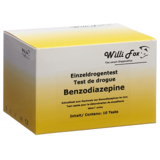 Willi Fox Drug Test Benzodiazepines individual urine 10 pcs