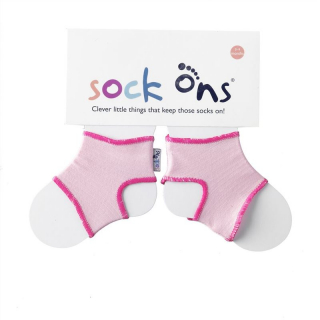 Sock ons ​​pink baby 0-6M 1 pair