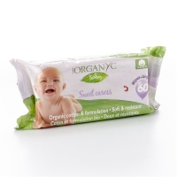 Серветки дитячі Organyc 60 шт