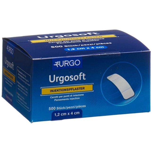Пластирі ін&#39;єкційні Urgosoft 1,2х4 см 500 шт