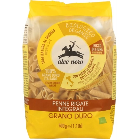 Цільнозернові пенне Alce Nero 500 г