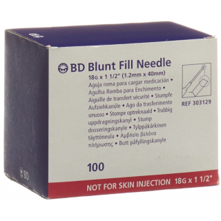 Безопасные канюли BD Blunt Fill, 100 шт.