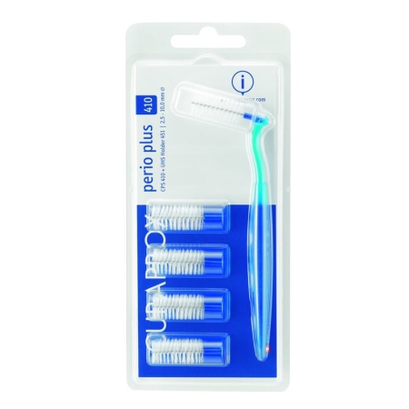 Curaprox CPS 410 perio plus 5 міжзубних щіток + тримач