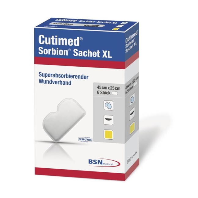 Кутімед Сорбіон Саше XL 45х25см 10 шт