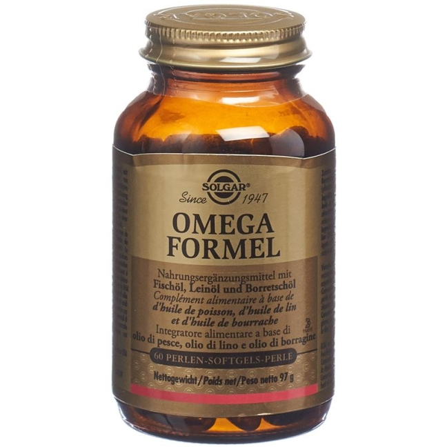 Solgar Omega Formula Pearls Bottle 60 шт