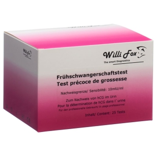 Willi Fox early pregnancy test urine 25 pcs