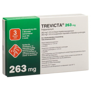 Trevicta Injektionssuspension 263mg/1.315ml Fertigspritze 1.315ml