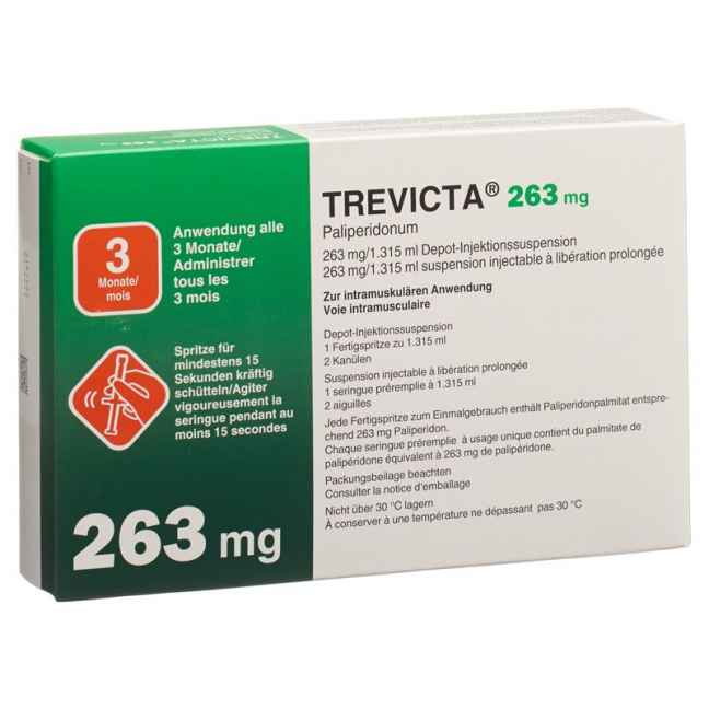 Trevicta Injektionssuspension 263mg/1.315ml Fertigspritze 1.315ml