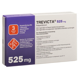 Trevicta Injektionssuspension 525mg/2.625ml Fertigspritze 2.625ml