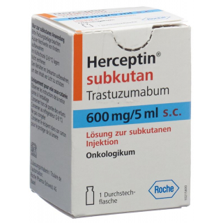 Herceptin Injektionslösung 600mg/5ml Subkutan Durchstechflasche