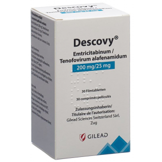 DESCOVY пленочные таблетки 200/25 мг