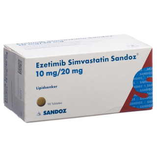 Ezetimib Simvastatin Sandoz Tabletten 10/20mg 98 Stück