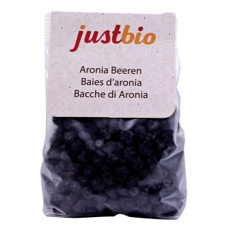 Justbio Ягоды черноплодной рябины в пакетике 150г