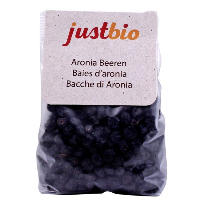 Justbio Ягоди аронії пакетик 150г