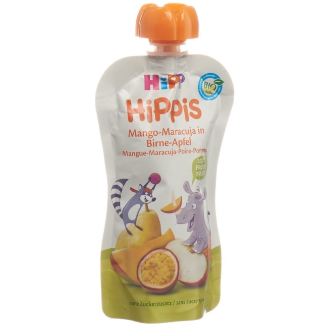 Hipp Mango-Maracuja Birne-Apfel Nick Nashorn 100g