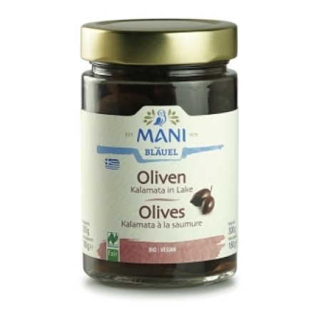 Оливки Mani Kalamata in Lake Naturland Fair Organic 180 г