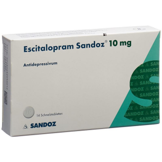 Эсциталопрам Сандоз плавящиеся таблетки 10 мг 14 шт.
