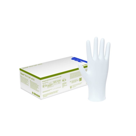 Vasco Nitrile Soft S White Box 200 шт