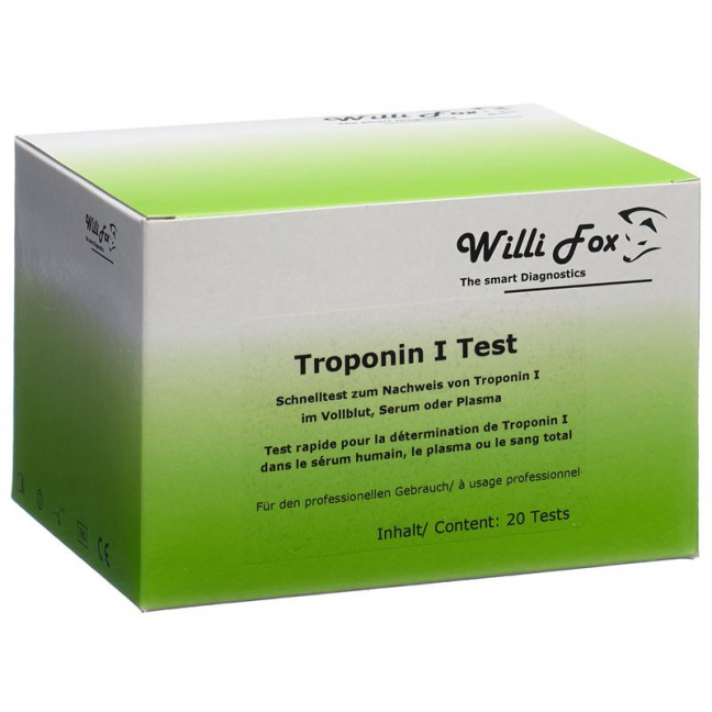 Willi Fox Troponin I Test 20 pcs