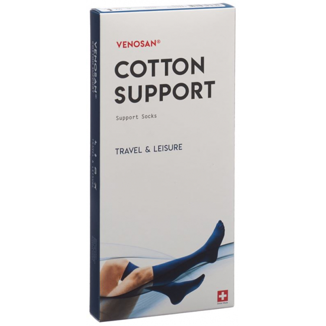 Venosan Cotton A-d Support Socks S Silver 1 Paar