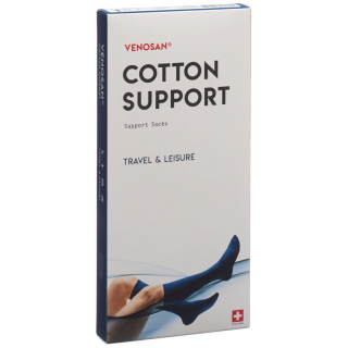 Venosan Cotton A-d Support Socks L Silver 1 Paar