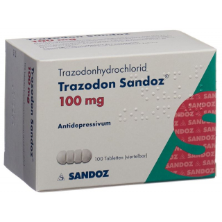 Trazodon Sandoz Tabletten 100mg 100 Stück