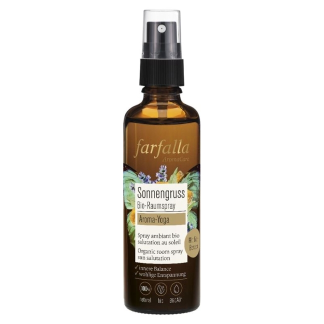 Farfalla Organic Room Spray Sun Salutation Yoga Benz 75 мл