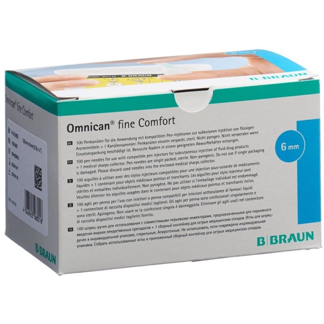 Omnican Fine Comfort G31x6mm M Утилізація 100 шт