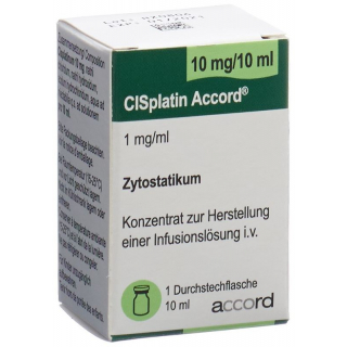 Cisplatin Accord 10mg/10ml Durchstechflasche 10ml