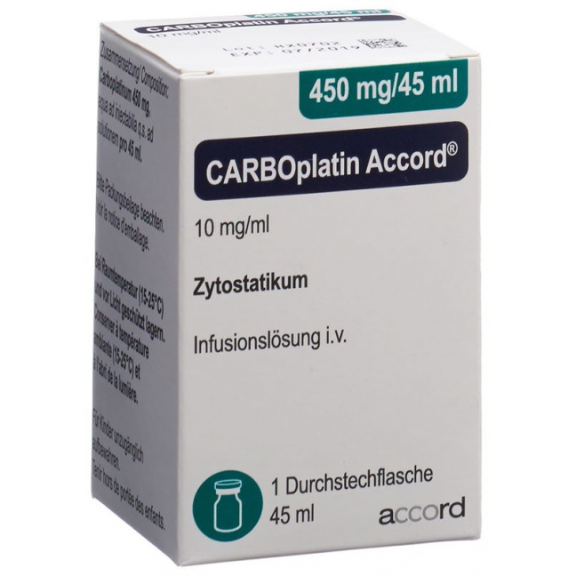 Carboplatin Accord 450mg/45ml Durchstechflasche 45ml