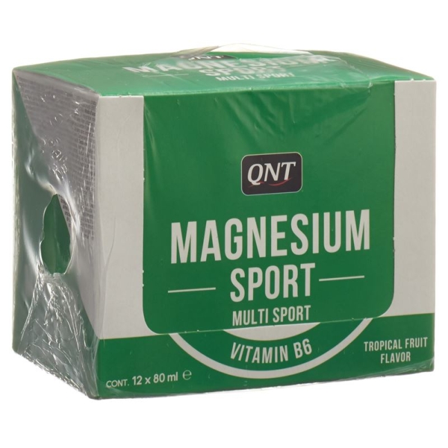 Qnt Magnesium Vit B6 Shot Tropical Frui 12x 80ml