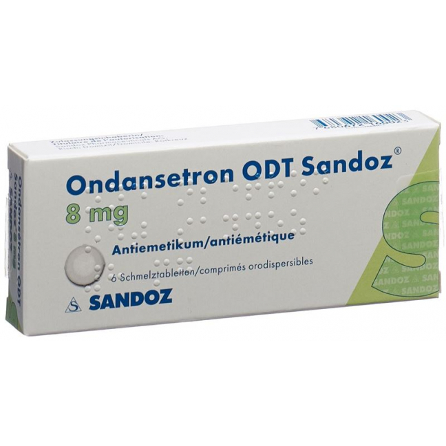 Ондансетрон ОДТ Сандоз плавящиеся таблетки 8 мг 6 шт.