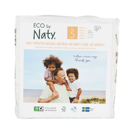 Підгузки Naty junior №5 11-25кг 22 шт