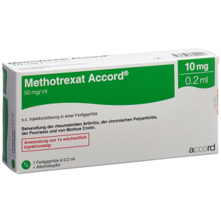 Methotrexat Accord 10mg/0.2ml Fertigspritze 0.2ml