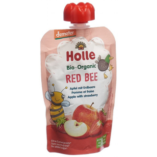Holle Red Bee - Пакетик Яблоко Клубника 100 г