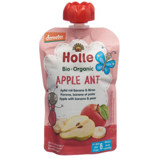 Holle Apple Ant - Пакетик яблоко-банан с грушей 100 г