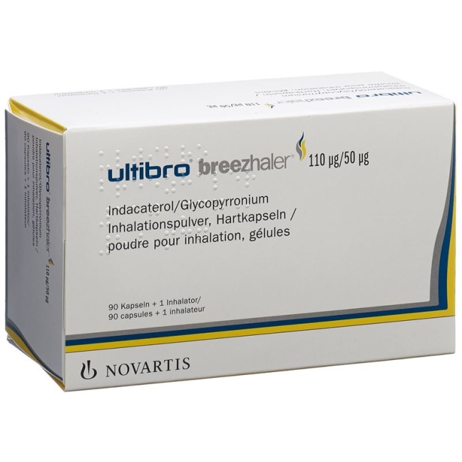 Ultibro Breezhaler 110mcg/50mcg 90 Stück