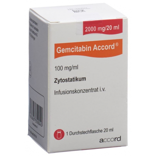 Gemcitabin Accord 2000mg/20ml Durchstechflasche