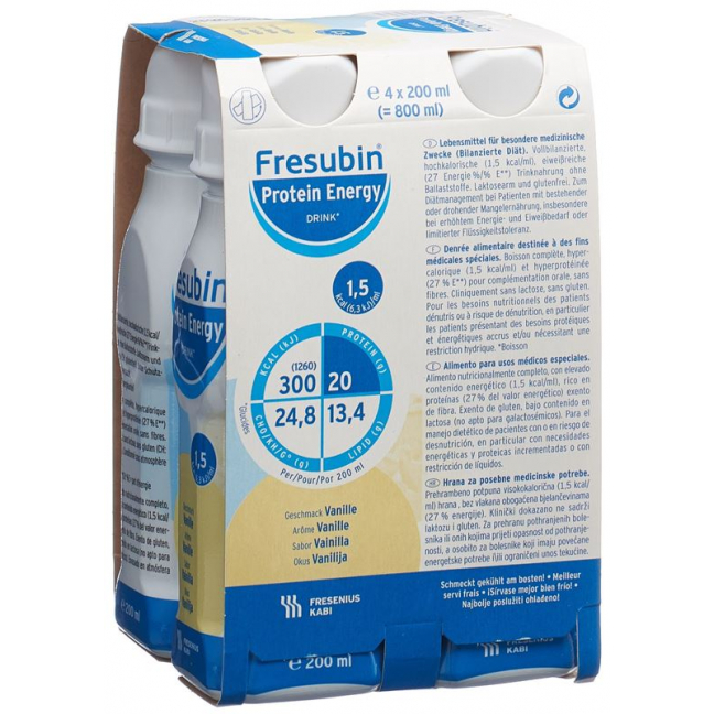 Fresubin Protein Energy DRINK Vanilla 4 FlatCap 200 мл