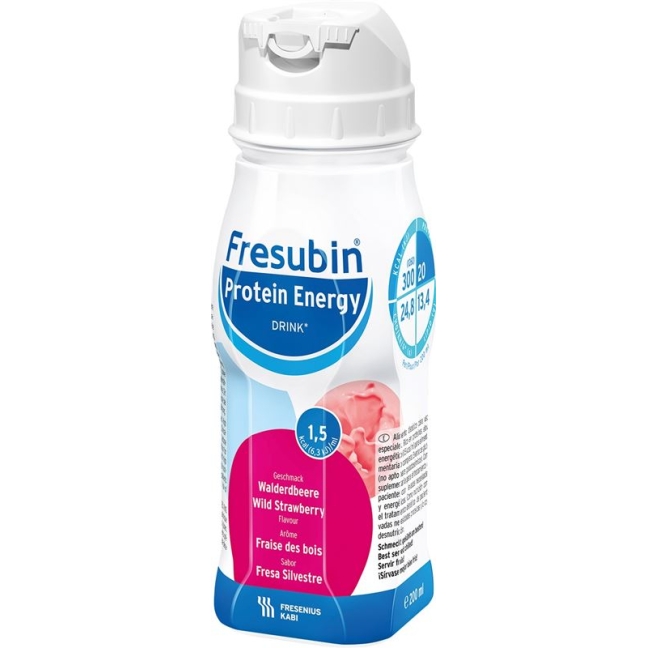 Fresubin Protein Energy DRINK Лісова суниця 4 FlatCap 200 мл