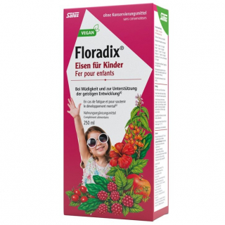 Floradix Железо + Витамины для детей Сок Fl 250 мл